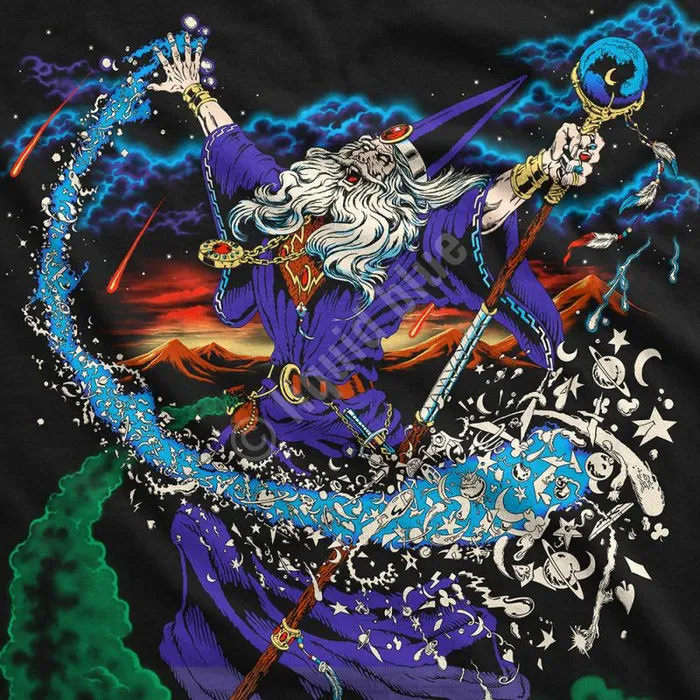 Liquid Blue TShirt Men Rattler Strike Black TShirt