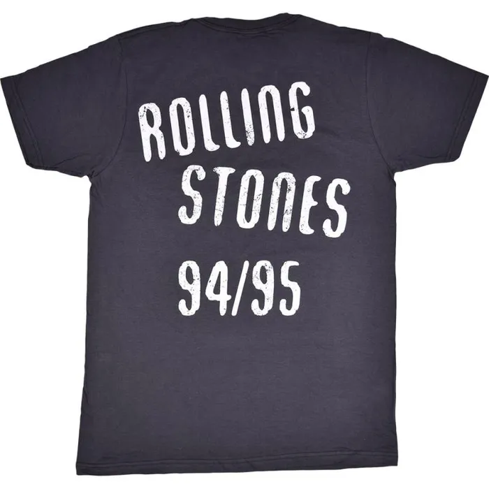 Liquid Blue TShirt Men Rolling Stones Voodoo Tongues Vintage Grey TShirt