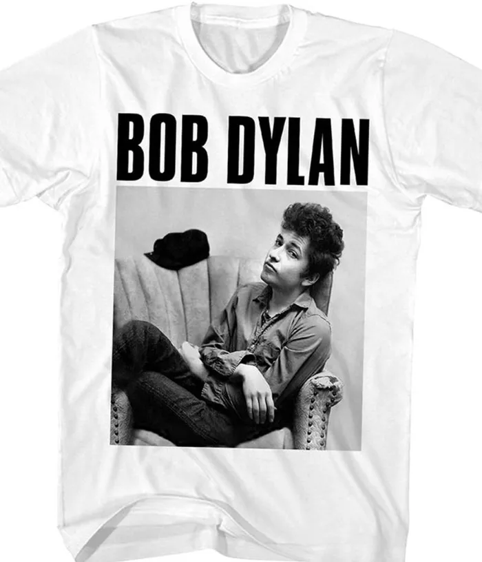 Liquid Blue TShirt Men Sitting White TShirt