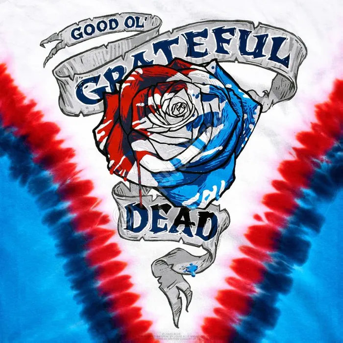Liquid Blue TShirt Men Steal Your Face Vdye TieDye TShirt