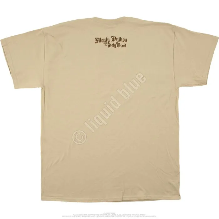 Liquid Blue TShirt Men Trojan Rabbit Tan TShirt
