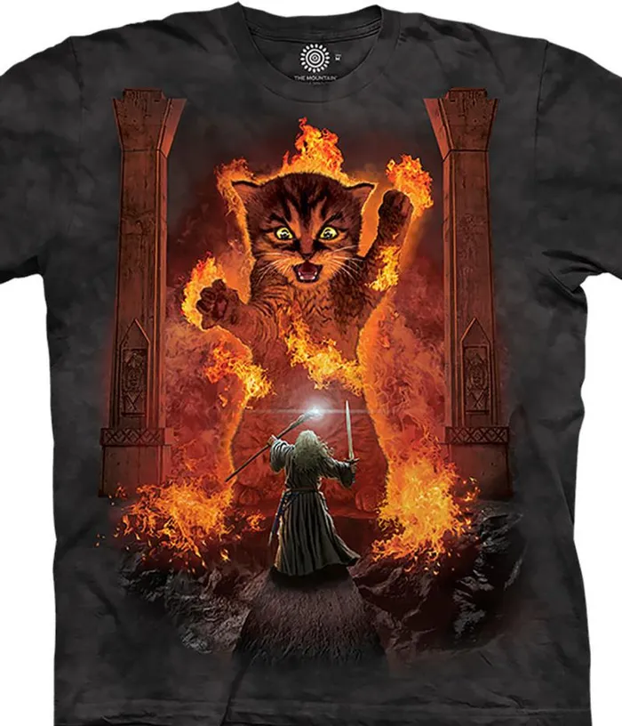 Liquid Blue TShirt Men You Shall Not Pass Classic Cotton TShirt