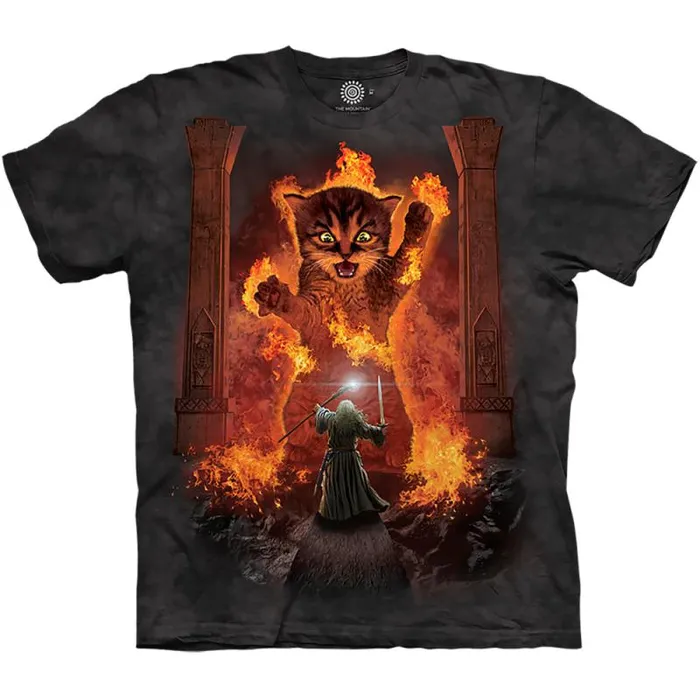 Liquid Blue TShirt Men You Shall Not Pass Classic Cotton TShirt