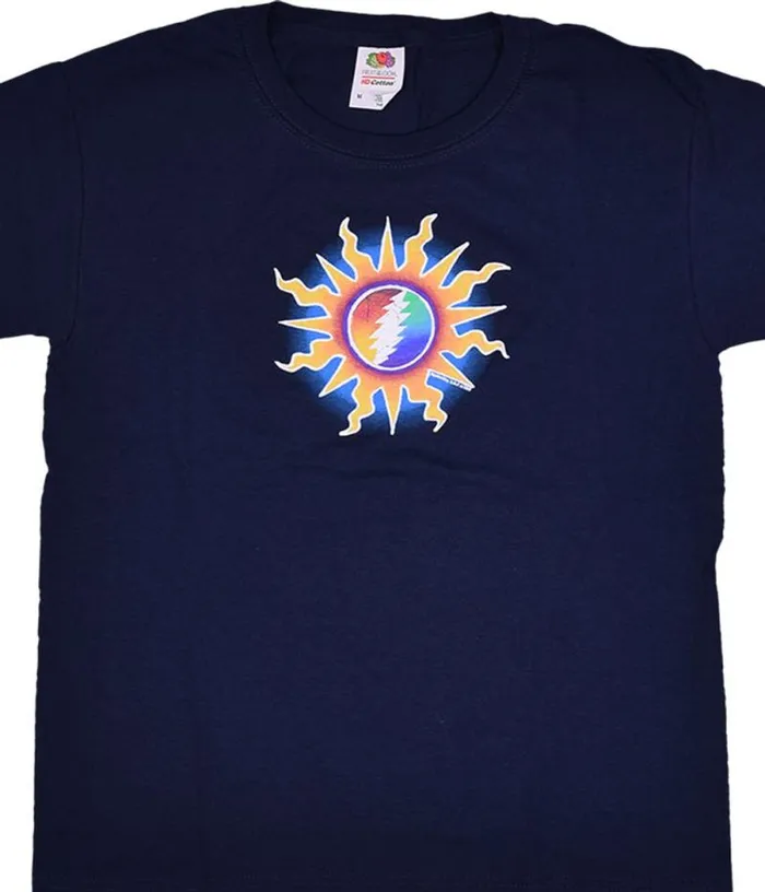 Liquid Blue Youth Kids GD Sunshine Lightning Navy Youth TShirt