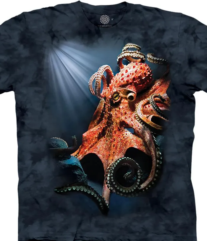 Liquid Blue Youth Kids Giant Pacific Octopus Kids039 TShirt