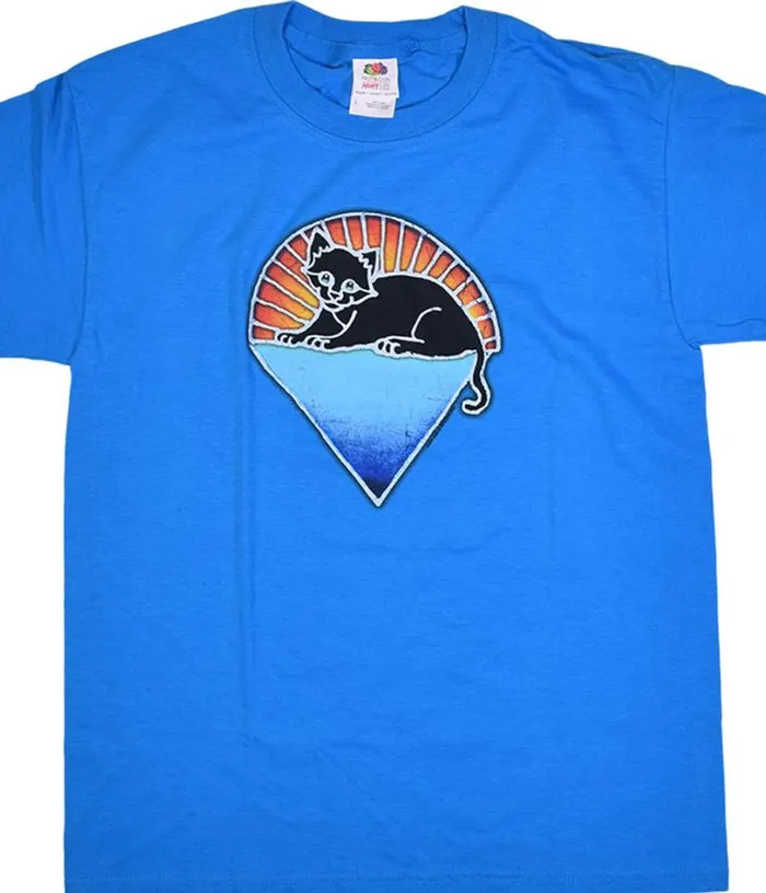 Liquid Blue Youth Kids Steal Your Kitty Youth Blue TShirt