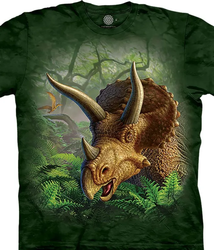 Liquid Blue Youth Kids Wild Triceratops Kids039 TShirt