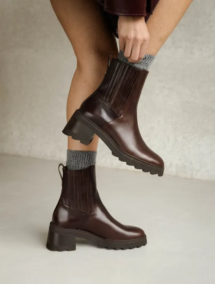 Lison Irish Coffee Women Bobbies Ankle Boots