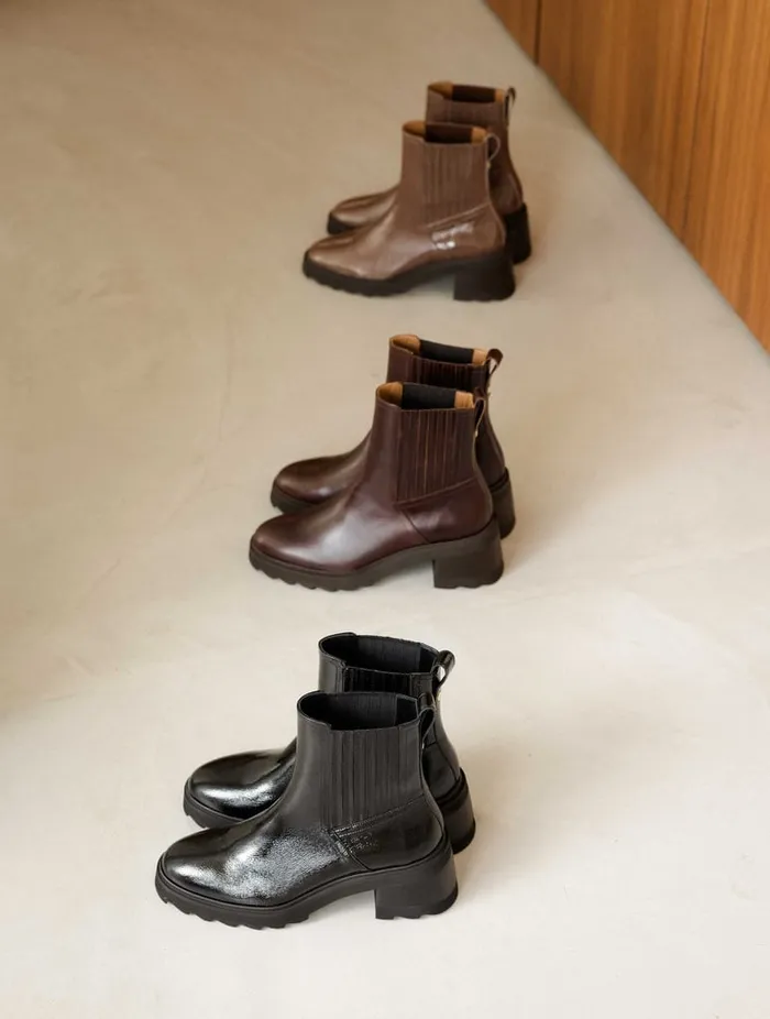 Lison Irish Coffee Women Bobbies Ankle Boots