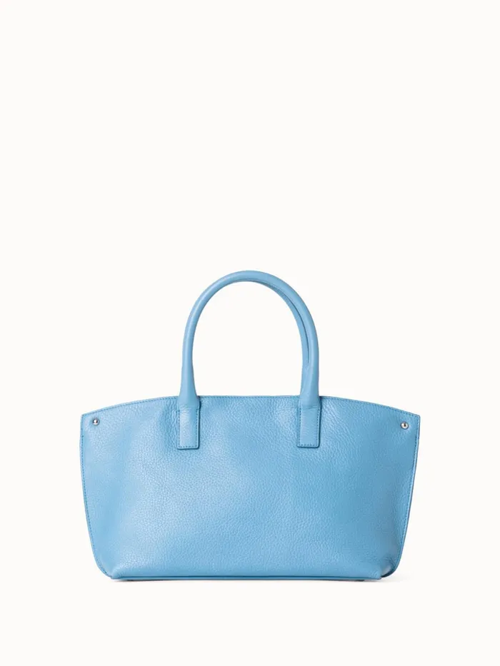 Little Ai Messenger Bag In Leather Sky Women Akris Top Handle Bags