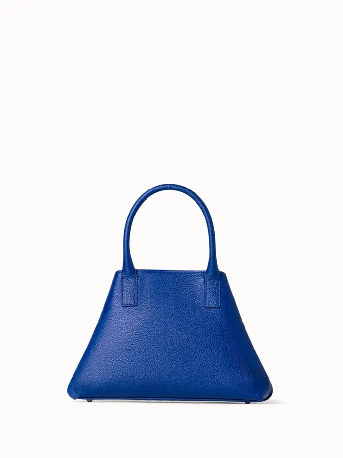 Little Ai Top Handle Bag In Leather Ocean Women Akris Top Handle Bags