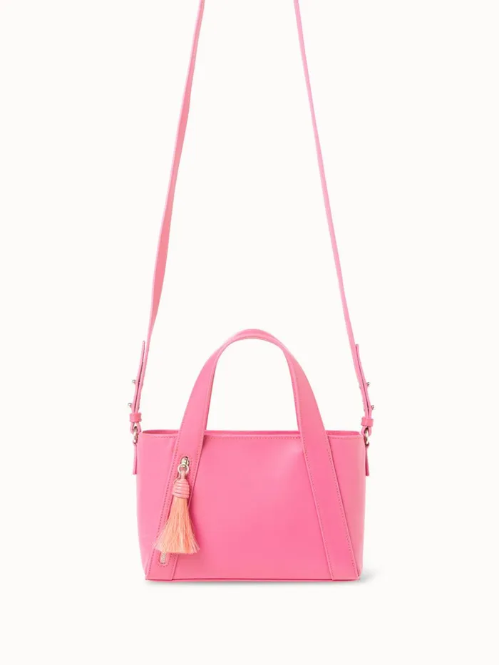 Little Alexa Handbag In Softcalf Leather Blossom Women Akris Crossbody Bags