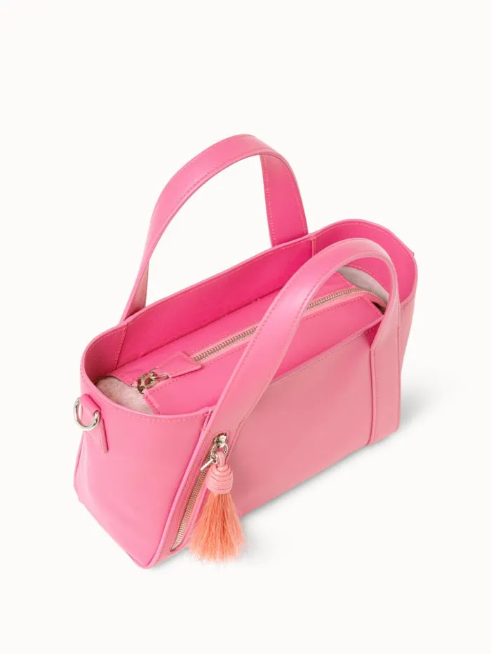 Little Alexa Handbag In Softcalf Leather Blossom Women Akris Crossbody Bags