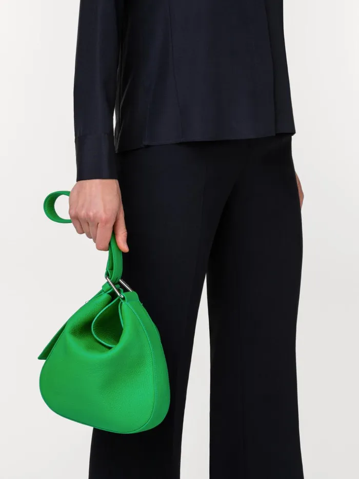 Little Anna Hobo Bag In Leather Bamboo Women Akris Mini Bags