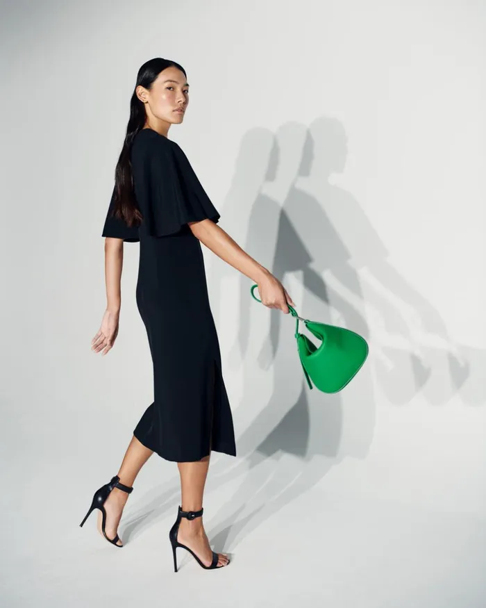 Little Anna Hobo Bag In Leather Bamboo Women Akris Mini Bags