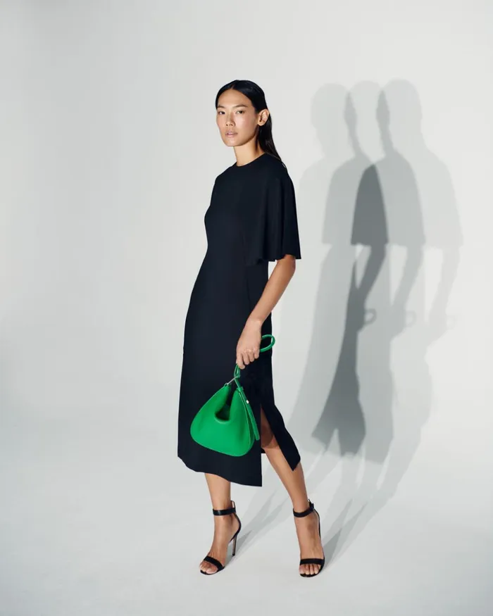 Little Anna Hobo Bag In Leather Bamboo Women Akris Mini Bags