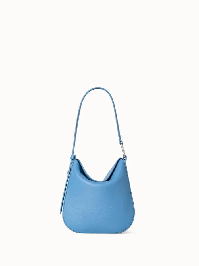 Little Anna Hobo Bag In Leather Sky Women Akris Mini Bags
