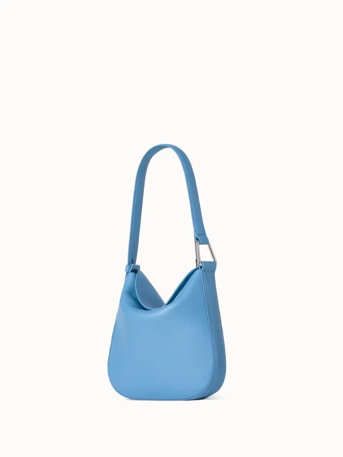 Little Anna Hobo Bag In Leather Sky Women Akris Mini Bags