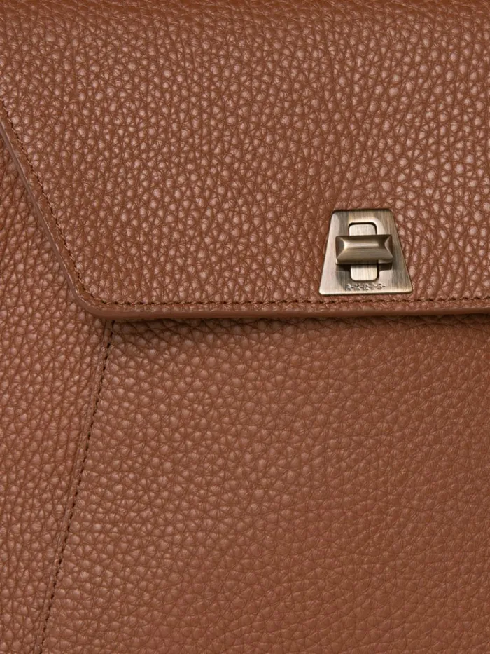 Little Anouk Messenger In Calf Leather Caramel Women Akris Mini Bags