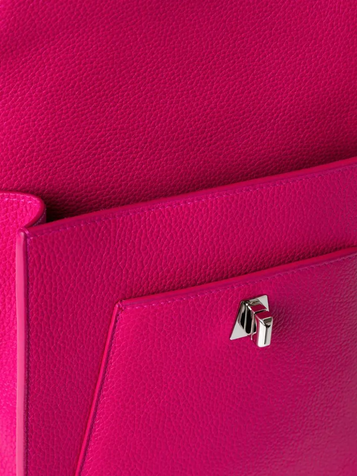 Little Anouk Messenger In Calf Leather Pink Women Akris Crossbody Bags