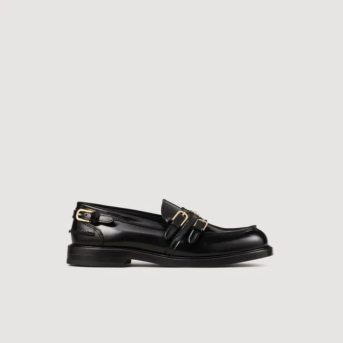 Loafers and Flats Women SANDRO Buckle Loafers Black