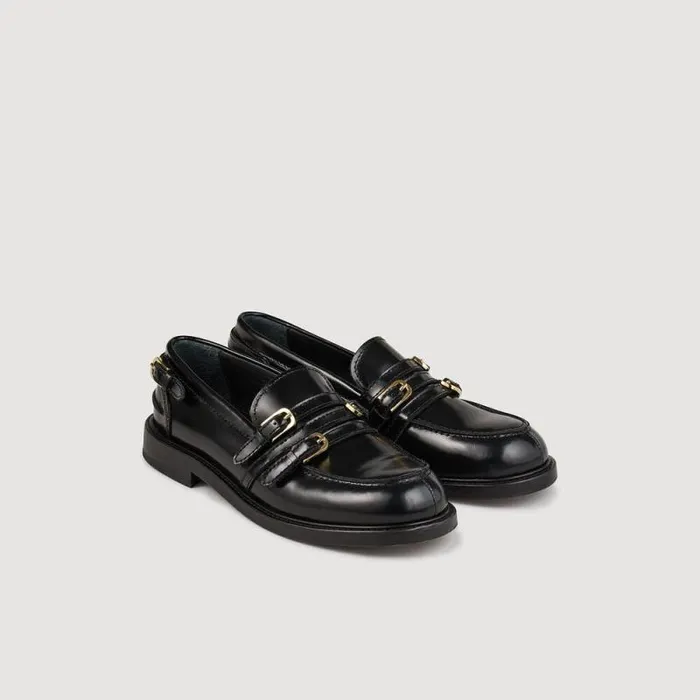 Loafers and Flats Women SANDRO Buckle Loafers Black
