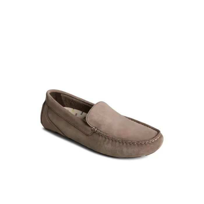 Loafers and Oxfords Men Sperry Davenport Nubuck Venetian Driver Brown