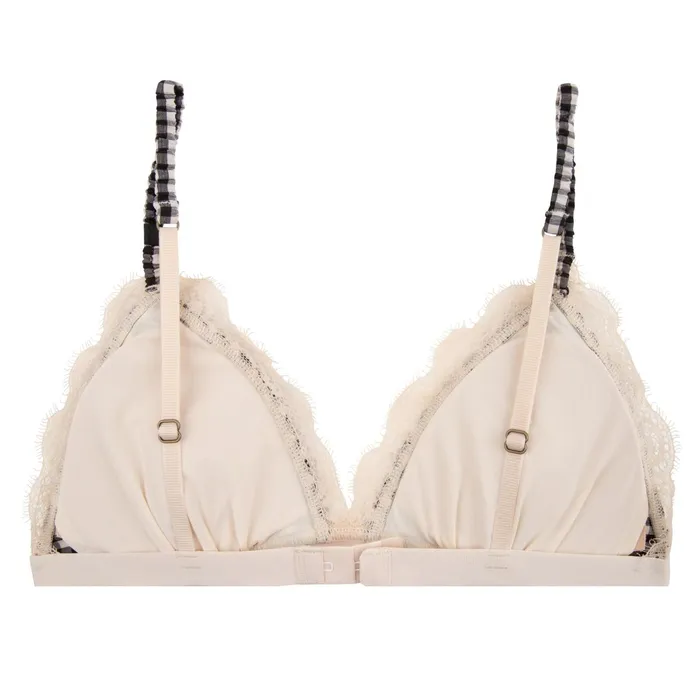 Love Stories Cup A To D Filippa Bralette Black and White 8211 Women