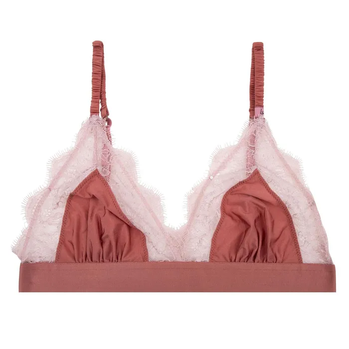 Love Stories Cup A To D Love Lace Bralette Rose Pink 8211 Women