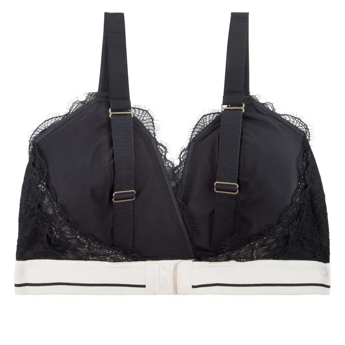 Love Stories Cup E To F Darling Lace Bralette Black 8211 Women