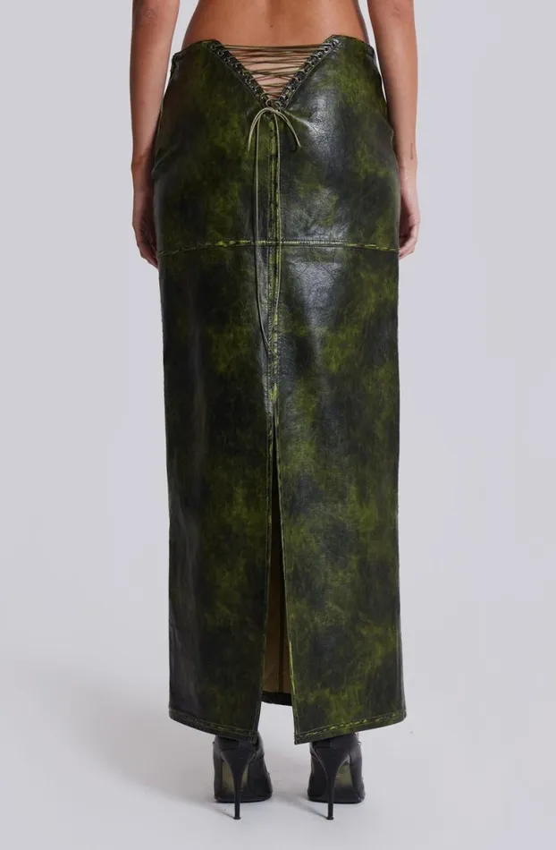 Maxi Skirts Women Jaded London Venom Faux Leather Maxi Skirt