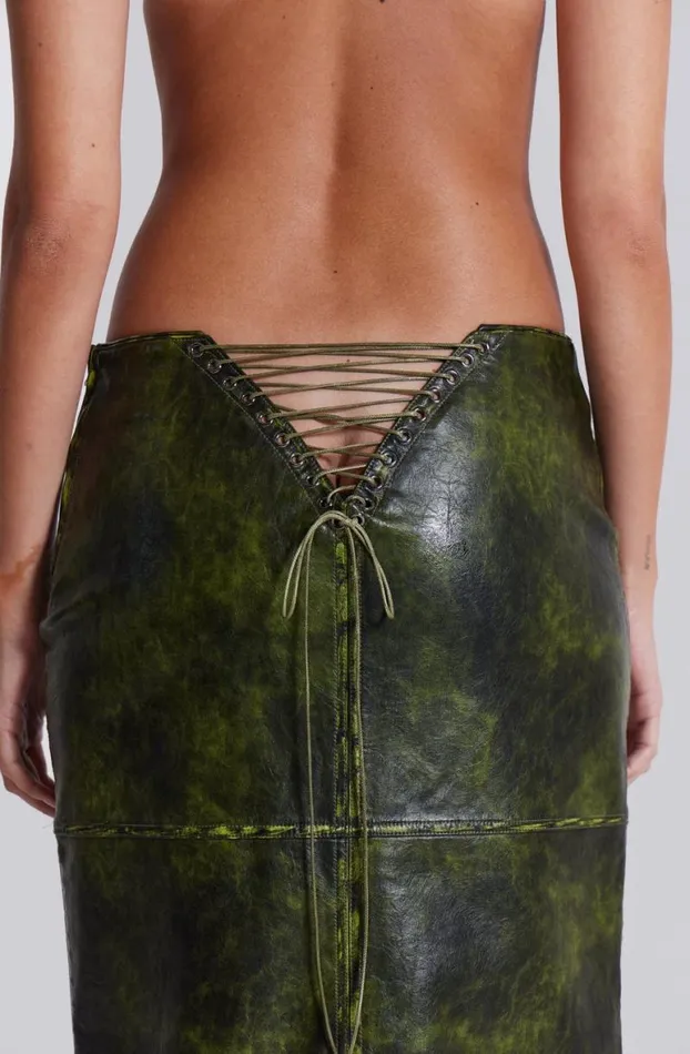Maxi Skirts Women Jaded London Venom Faux Leather Maxi Skirt