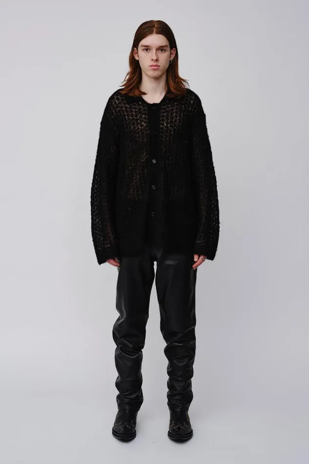 Mazar LS 8211 Black Men Won Hundred Knitwear