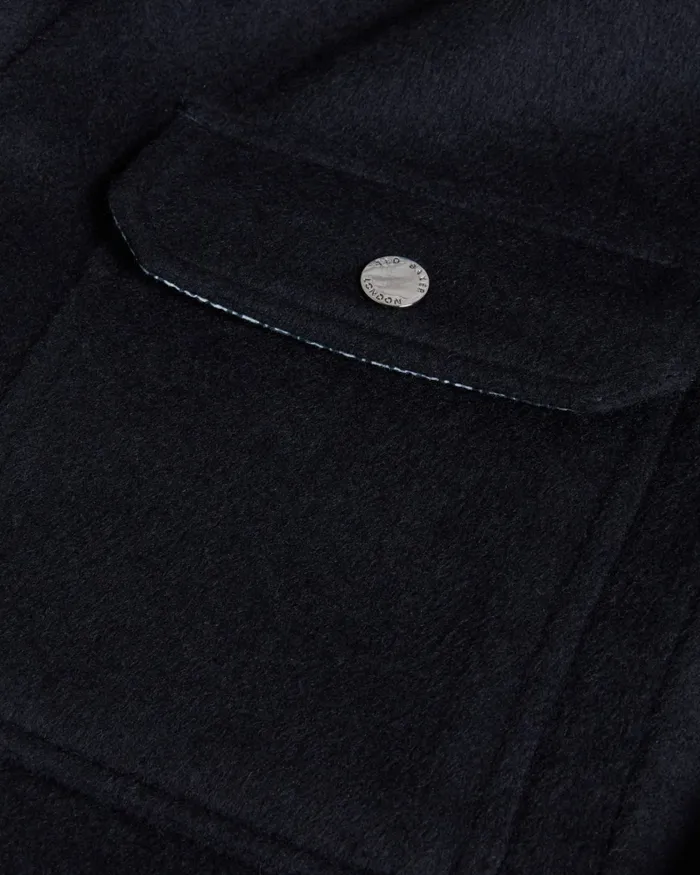 Men ADERBRY 8211 Wool Blend Overshirt Navy Ted Baker Shirts Men ADERBRY 8211 Wool Blend Overshirt Navy Ted Baker Shirts