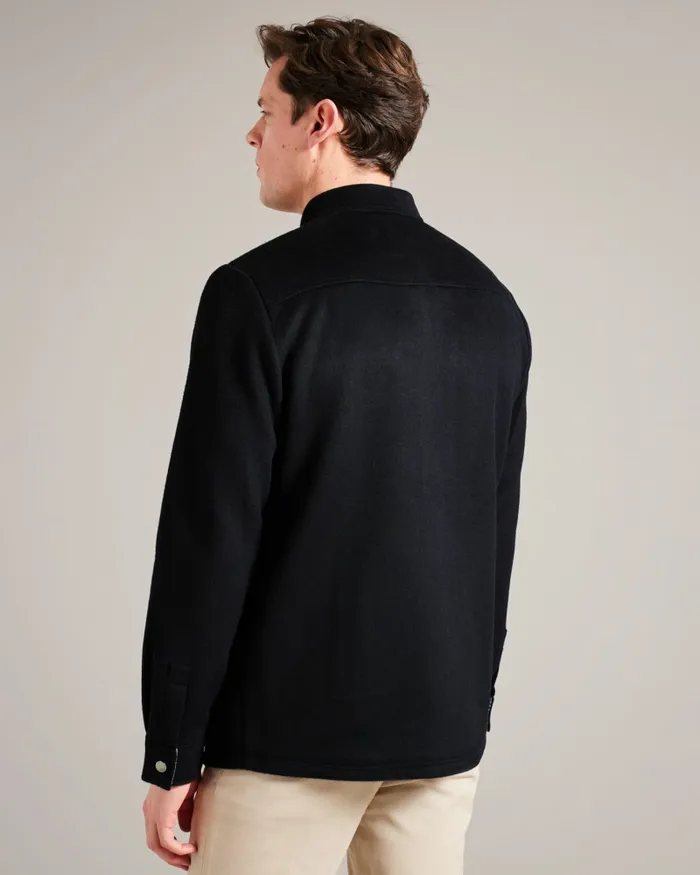 Men ADERBRY 8211 Wool Blend Overshirt Navy Ted Baker Shirts Men ADERBRY 8211 Wool Blend Overshirt Navy Ted Baker Shirts