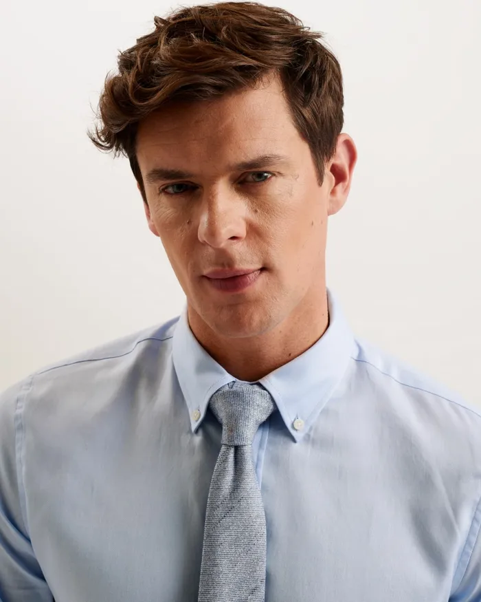 Men ALLARDO 8211 Long Sleeve Cotton Oxford Shirt Light Blue Ted Baker Shirts Men ALLARDO 8211 Long Sleeve Cotton Oxford Shirt Light Blue Ted Baker Shirts