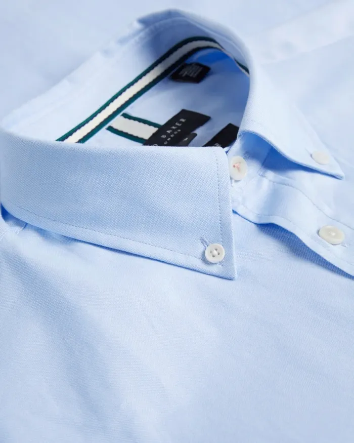 Men ALLARDO 8211 Long Sleeve Cotton Oxford Shirt Light Blue Ted Baker Shirts Men ALLARDO 8211 Long Sleeve Cotton Oxford Shirt Light Blue Ted Baker Shirts