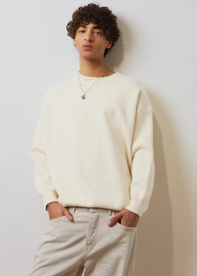 Men Arne Sweater 8211 Cream The Frankie Shop Knitwear