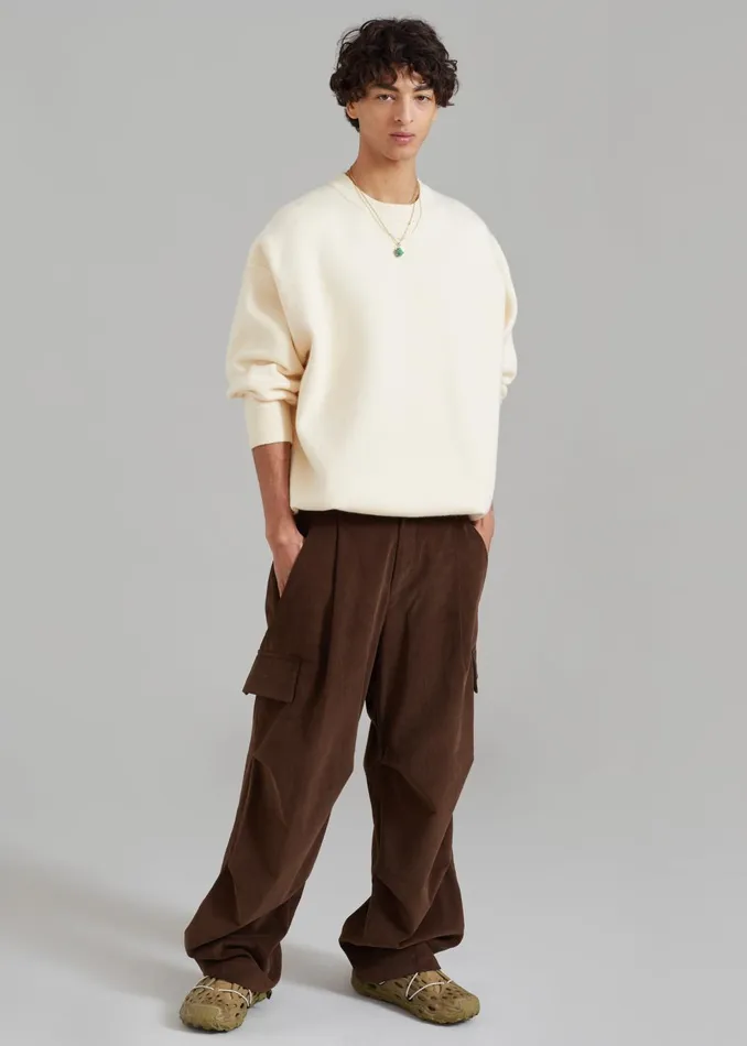 Men Arne Sweater 8211 Cream The Frankie Shop Knitwear