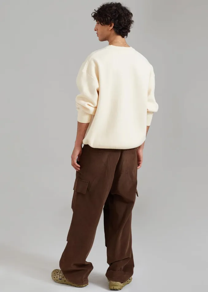 Men Arne Sweater 8211 Cream The Frankie Shop Knitwear