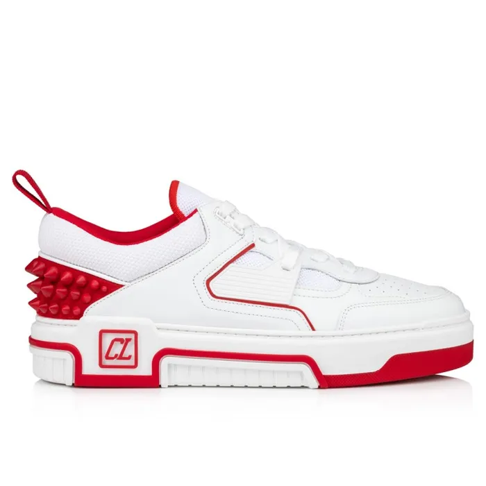 Men Astroloubi Sneakers 8211 Calf Leather Suede And Nappa Leather 8211 White Christian Louboutin Sneakers