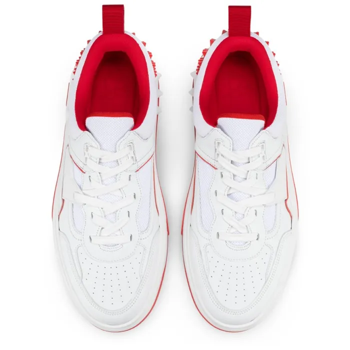 Men Astroloubi Sneakers 8211 Calf Leather Suede And Nappa Leather 8211 White Christian Louboutin Sneakers