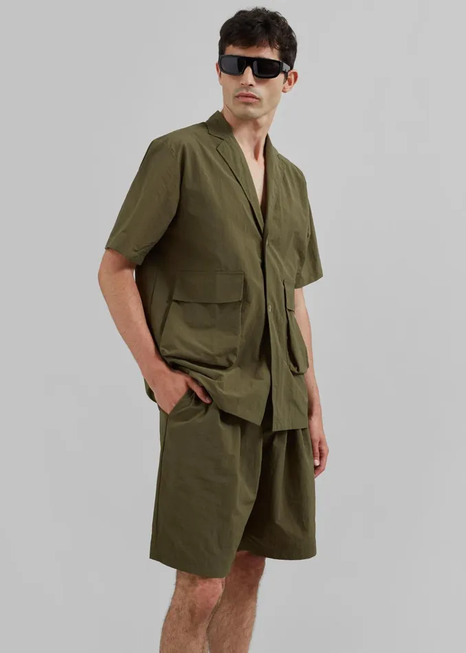 Men Axel Shorts 8211 Khaki The Frankie Shop Bottoms
