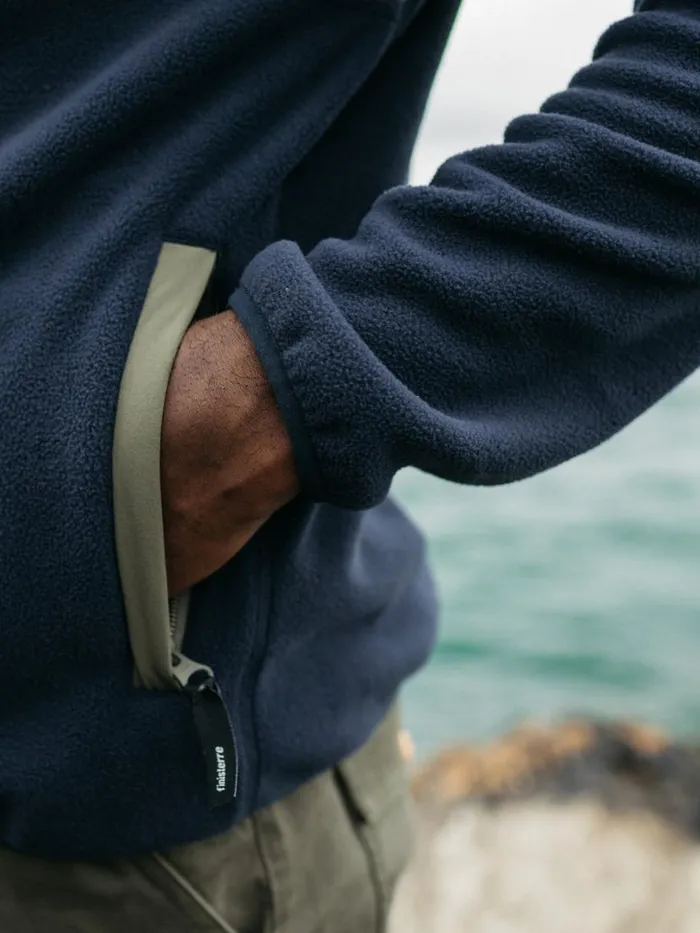 Men Axiom Full Zip Fleece Willow Greennavyolive Finisterre Fleece
