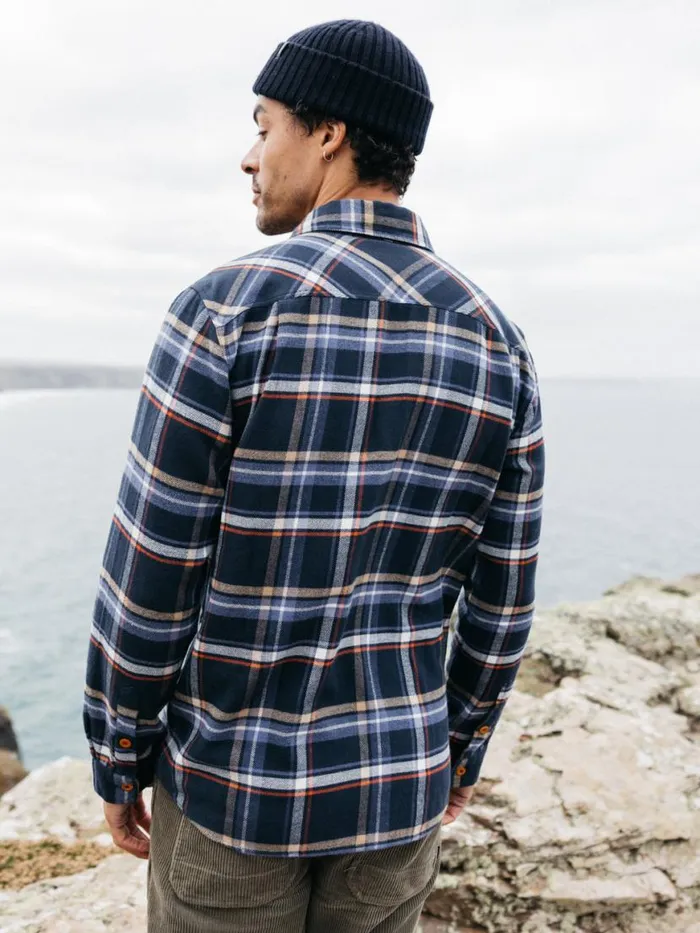 Men Beardsmore Shirt Coastal Fjord Check Finisterre Shirts