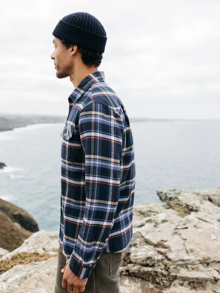 Men Beardsmore Shirt Coastal Fjord Check Finisterre Shirts
