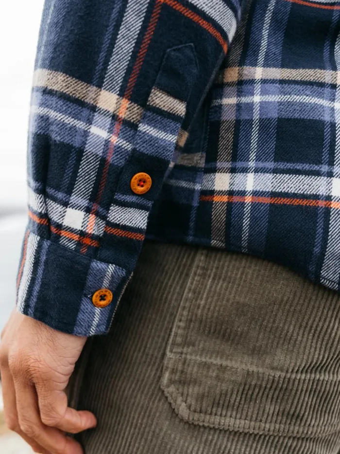 Men Beardsmore Shirt Coastal Fjord Check Finisterre Shirts