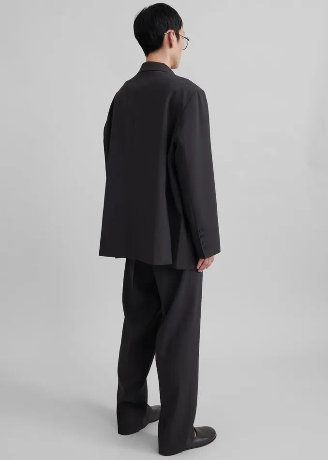 Men Beo Blazer 8211 Dark Grey The Frankie Shop Outerwear