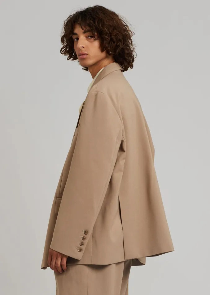Men Beo Blazer 8211 Latte The Frankie Shop Outerwear