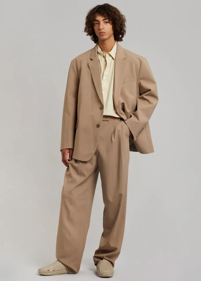 Men Beo Blazer 8211 Latte The Frankie Shop Outerwear